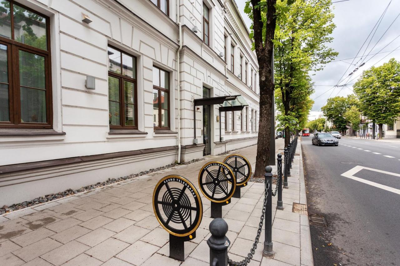 Telegrafas Lofts Centre Of Kaunas By Strazdo Telegrafas Apartment ภายนอก รูปภาพ